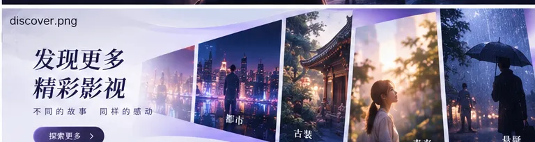 热播剧集视觉封面